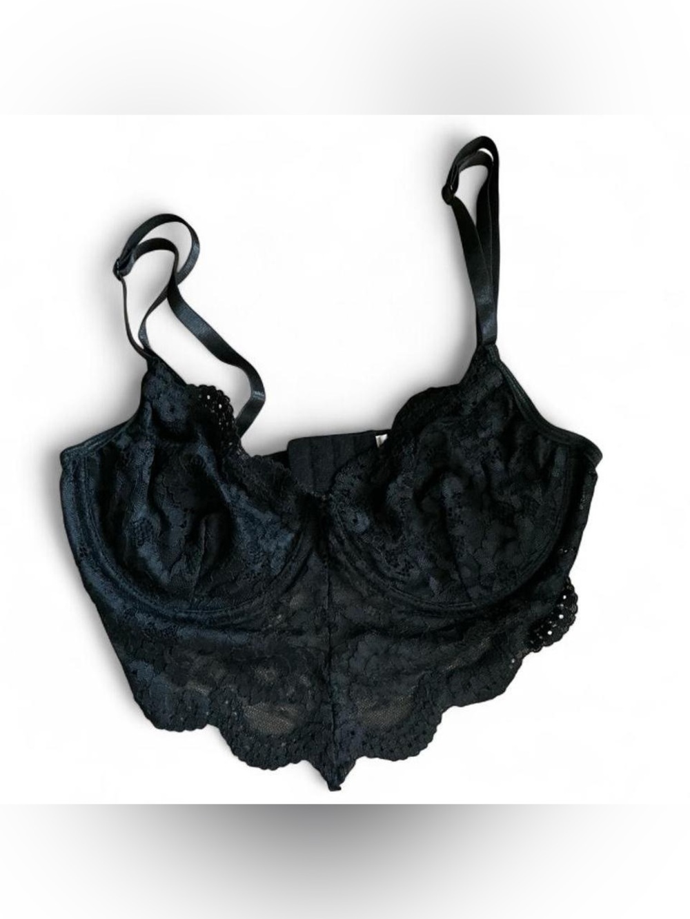 Black Lace Underwire Bra